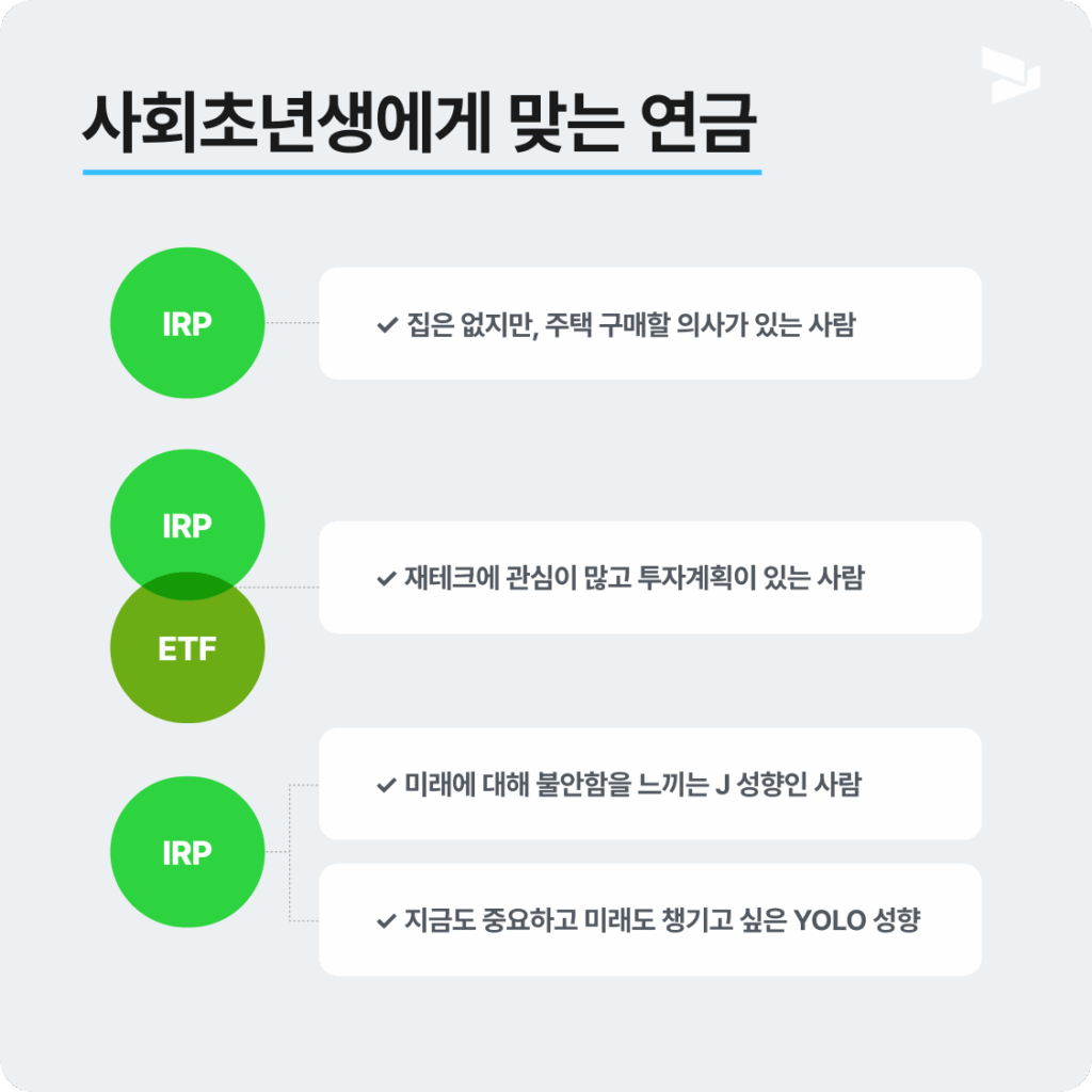 사회초년생에게 맞는 연금